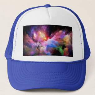 SlipperyJoe's wolkenkunstwerk abstracte levendige Trucker Pet
