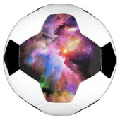 SlipperyJoe's wolkenkunstwerk abstracte levendige  Voetbal (Gedraaid)