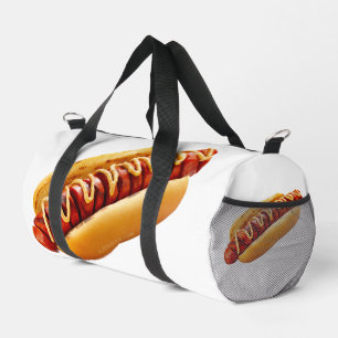 SlipperyJoe's zomerse BBQ-sfeer hotdog genesteld z Plunjezak