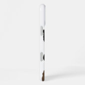 SlipperyJoe's zwarte beer dikke donkerbont majestu iPhone Hoesje (Rechterkant)