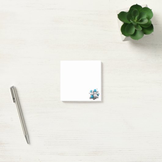 SlipperyJoe's zwevende cluster van kubussen groott Post-it® Notes (Kantoor)