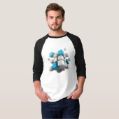 SlipperyJoe's zwevende cluster van kubussen groott T-shirt (Voorkant volledig)