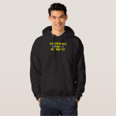 Slips werken thuis hoodie (Voorkant volledig)