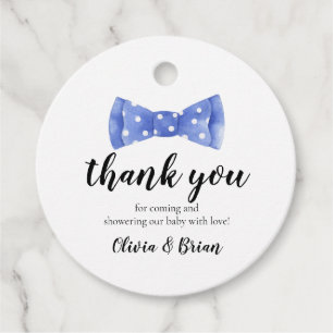 Slipschoen Baby Shower Bedank Je Favoriet Tag Bedankjes Labels