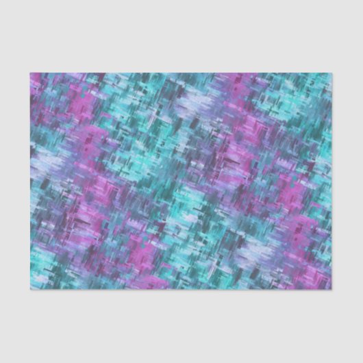 slipstream digihatch - blauwgroen en paarse: tissuepapier (Voorkant)