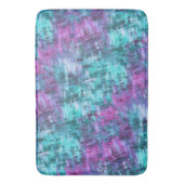 slipstream digihatch - turquoise en paars : badmat (Voorkant Verticaal)