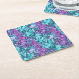 slipstream digihatch - turquoise en paars : kartonnen onderzetters