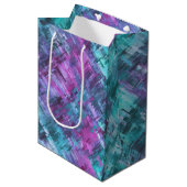 slipstream digihatch - turquoise en paars : medium cadeauzakje (Voorkant Gekanteld)