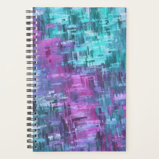 slipstream digihatch - turquoise en paars : planner (Voorkant)