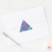 slipstream digihatch - turquoise en paars : sticker (Envelop)
