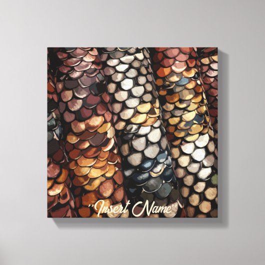 Slithering Chic Canvas Afdruk (Voorkant)