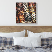 Slithering Chic Canvas Afdruk (Insitu (Slaapkamer))
