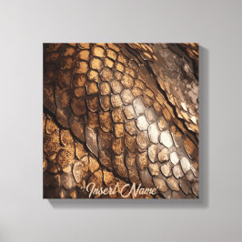 Slithering Chic Canvas Afdruk