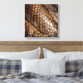 Slithering Chic Canvas Afdruk (Insitu (Slaapkamer))