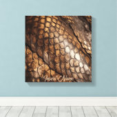 Slithering Chic Canvas Afdruk (Insitu (Houten vloer))