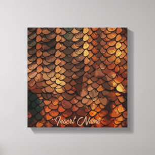 Slithering Chic Canvas Afdruk