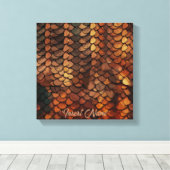 Slithering Chic Canvas Afdruk (Insitu (Houten vloer))