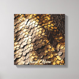 Slithering Chic Canvas Afdruk