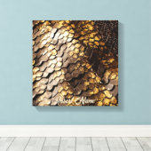 Slithering Chic Canvas Afdruk (Insitu (Houten vloer))