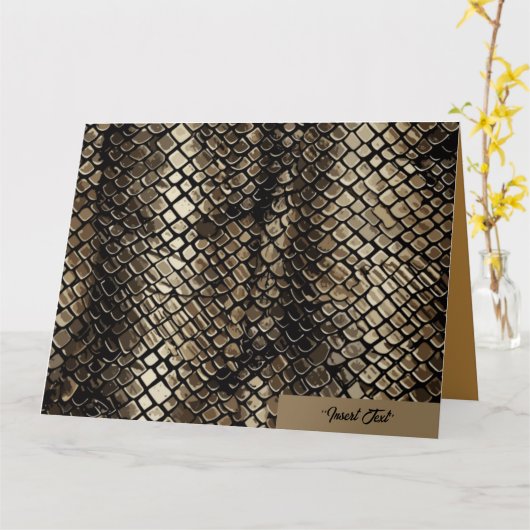 Slithering Chic Kaart (Gele Bloem)