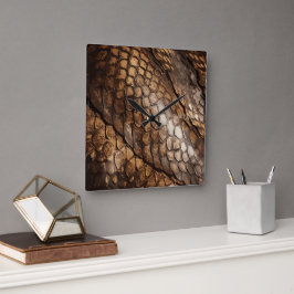 Slithering Chic Vierkante Klok