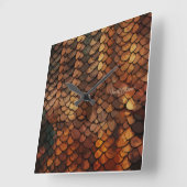 Slithering Chic Vierkante Klok (Hoek)