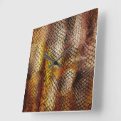 Slithering Chic Vierkante Klok (Hoek)