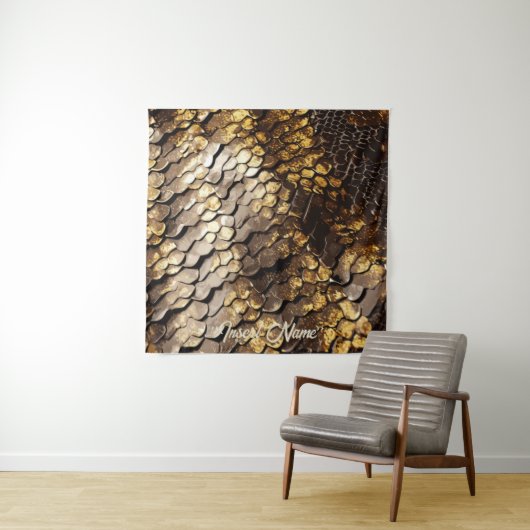 Slithering Chic Wandkleed (In situ)