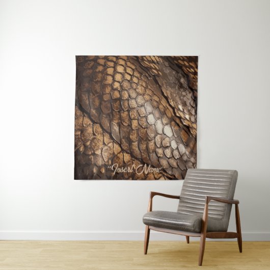 Slithering Chic Wandkleed (In situ)