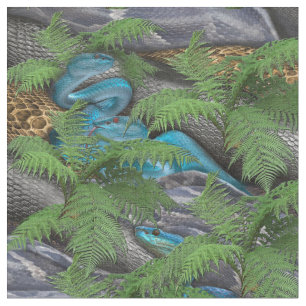 Slithery, sneaky Snakes Stof