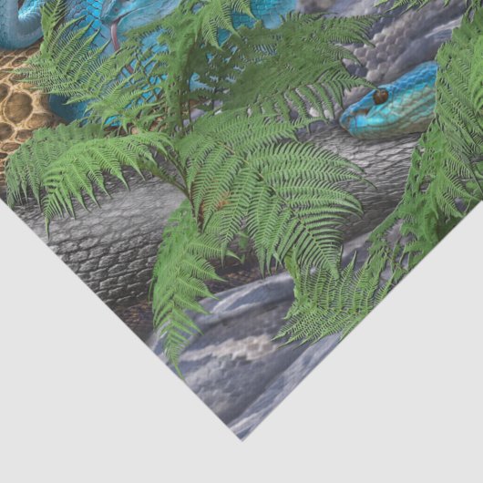 Slithery, sneaky Snakes Tissuepapier (Detail)