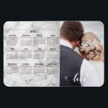 Sliver Marble Wedding Photo Template 2020 Agenda Magneet<br><div class="desc">Dit ontwerp werd gecreeerd door digitale kunst. Het kan op het gebied worden gepersonaliseerd dat door de foto en/of de tekst te veranderen wordt verstrekt. Of het kan worden aangepast door de klik te kiezen om de andere optie aan te passen en de kleur op de achtergrond te verwijderen of...</div>