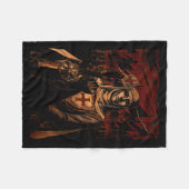 Sliver Mask King Baldwin Iv Meme The Leper King Wa Fleece Deken (Voorkant (Horizontaal))