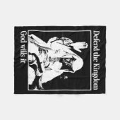 Sliver Mask King Baldwin Iv Meme The Leper King Wa Fleece Deken (Voorkant (Horizontaal))