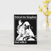 Sliver Mask King Baldwin Iv Meme The Leper King Wa Kaart (Gele Bloem)