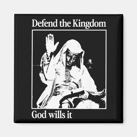 Sliver Mask King Baldwin Iv Meme The Leper King Wa Magneet (Voorkant)