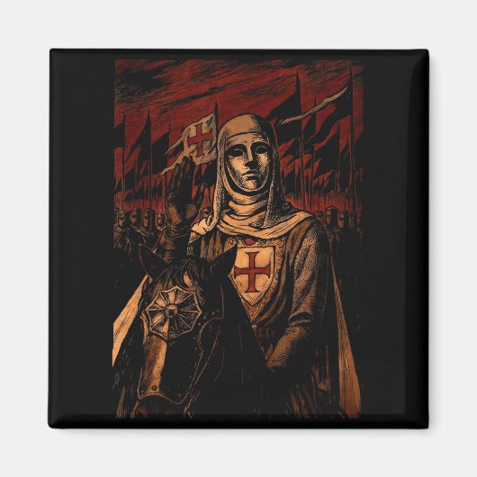 Sliver Mask King Baldwin Iv Meme The Leper King Wa Magneet (Voorkant)