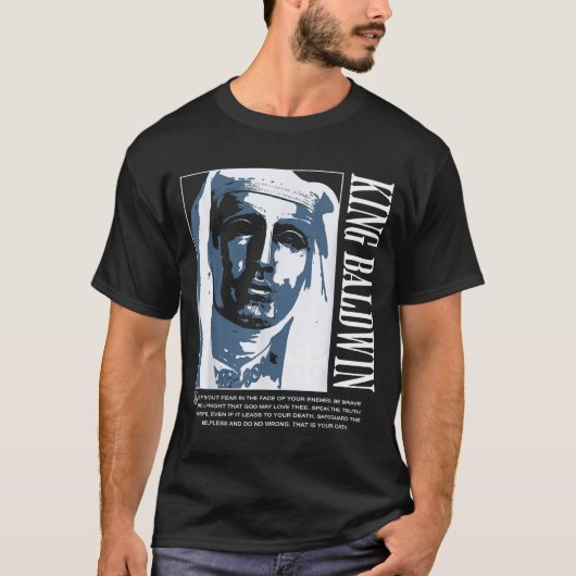 Sliver Mask King Baldwin Iv Meme The Leper King Wa T-shirt (Voorkant)