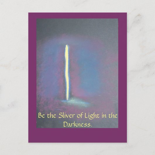 Sliver of Light briefkaart (Voorkant)
