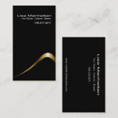 Sliver Sophisticated Business Card-sjabloon Visitekaartje (Voorkant / Achterkant)