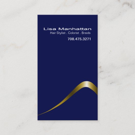 Sliver Sophisticated Business Card-sjabloon Visitekaartje (Voorkant)