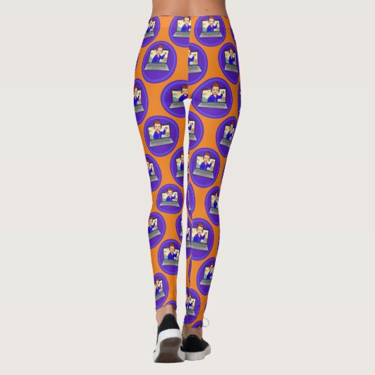 SLJ-VA-Cartoon Leggings (Achterkant)