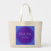 SLJ-VA Vastgesteld in 2016 Grote Tote Bag (Achterkant)