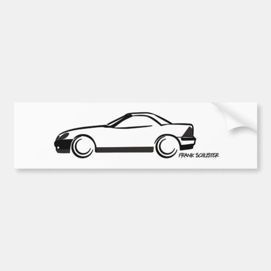 SLK-top Bumpersticker (Voorkant)