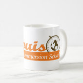 SLLIS-Mok Klassieke witte muziek Koffiemok (Voorkant rechts)