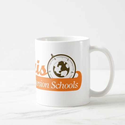 SLLIS-Mok Klassieke witte muziek Koffiemok (Rechts)