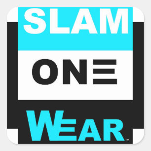 SLM ONE DRAAG VIERKANTE STICKER