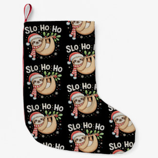 Slo Ho Ho Gelukkig Slothmas Luiaard Kerstmis Xmas Kleine Kerstsok