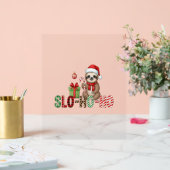 Slo Ho Xmas Sloth Acryl Bord (Huwelijk)