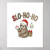 Slo Ho Xmas Sloth Poster (Voorkant)